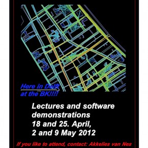 Space Syntax Workshop at Bouwkunde on April 18 and 25 and May 2 and 9
