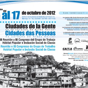 Ana Maria Fernandez-Maldonado presented at the plenary session in the III Congress "Cities for people"