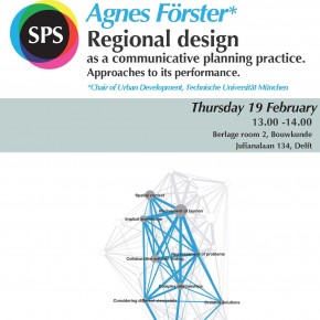Agnes Förster's lecture on “Regional design as a communicative planning practice"
