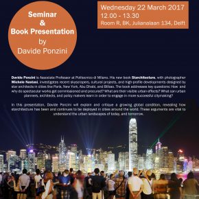 Seminar and Book Presentation: "Starchitecture: Scenes, Actors and Spectacles in Contemporary Cities" by Davide Ponzini