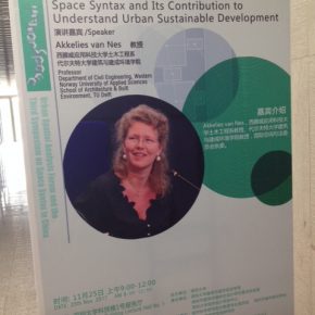 Akkelies van Nes keynote speaker at Akkelies van Nes is keynote speaker for the 3rd Chinese Space Syntax Symposium