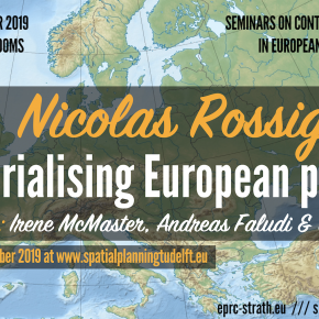EPRC-SPS seminar: Territorialising European Policies, 14 November 2019
